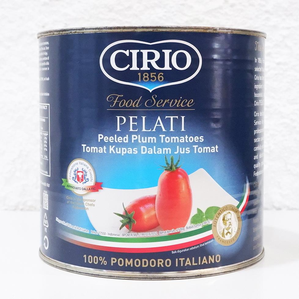 

2.5kg Cirio Whole Peeled Pelati Tomato tomat kupas Best Seller