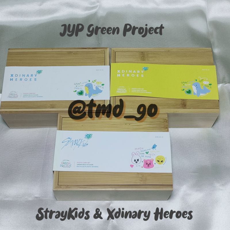 JYP GREEN PROJECT Fullset Photocard StrayKids, Xdinary Heroes