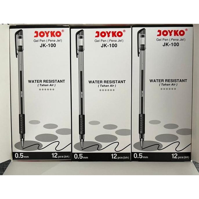 

Pen Bolpen Gel JK-100 Joyko 12 PAK ( 1 BOX ) ghe