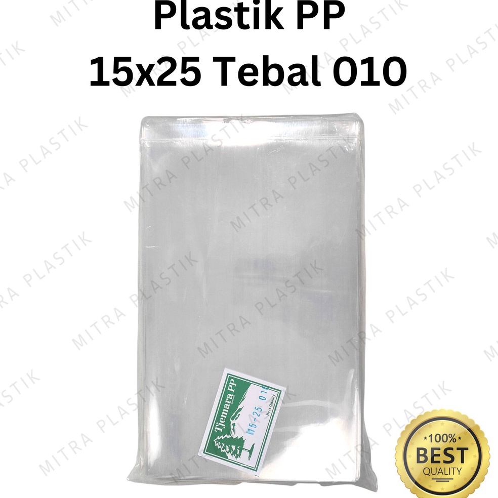 

Produk Plastik PP Tebal 010 15x25 Kantong Bening Transparan Snack Keripik CJV