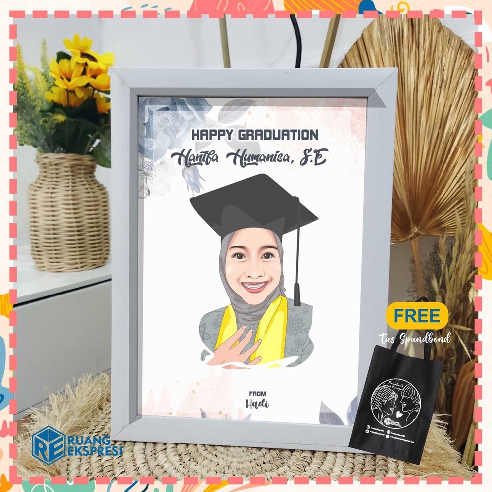 

Bagus Banget.. HADIAH / KADO WISUDA / ULTAH / ANNIV TERBAIK COWOK / CEWEK REMAJA BINGKAI A4 VECTOR ART PREMIUM BDS