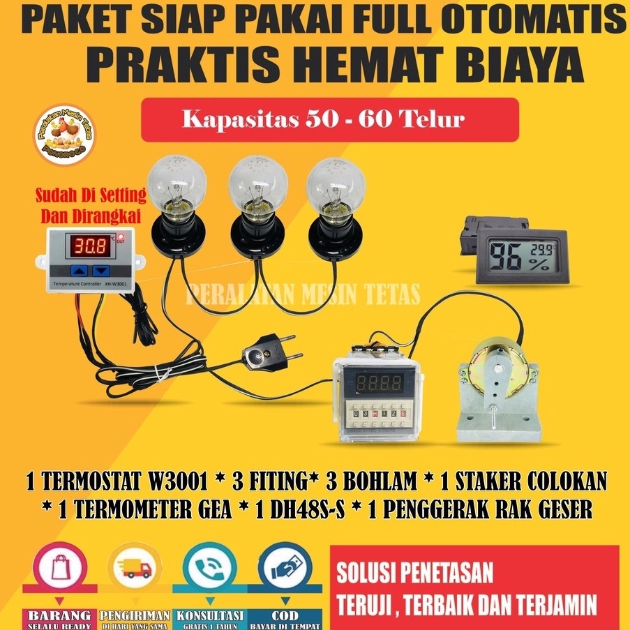 Baru.. Paket Komponen Mesin Tetas Rak Geser Mesin Tetas Telur Full Otomatis 66