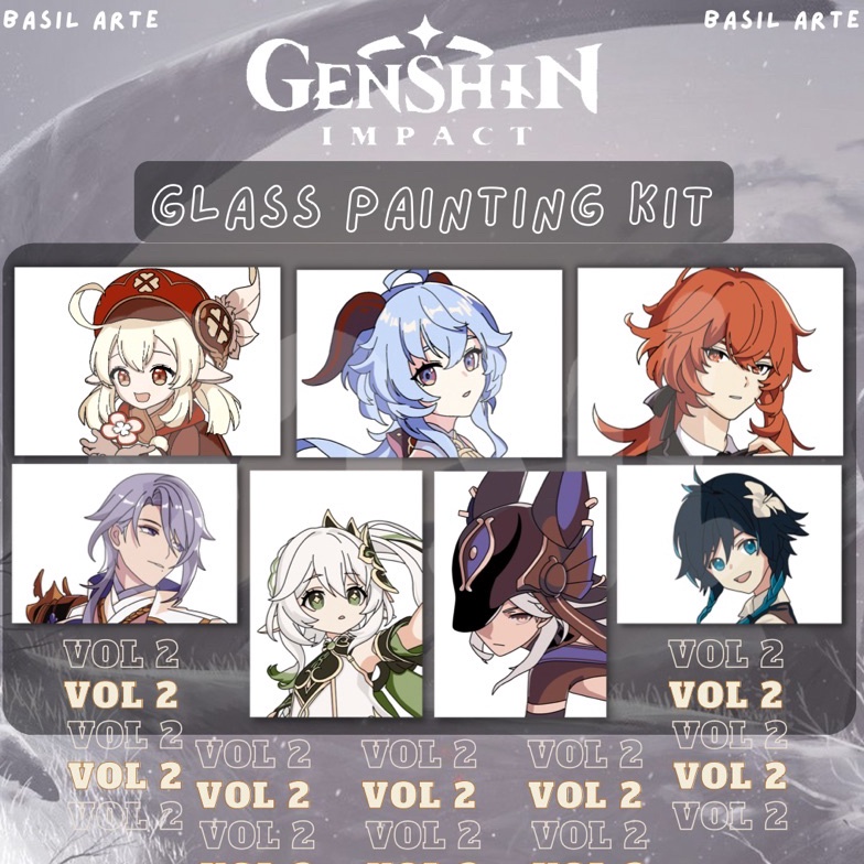 

Modis.. [Genshin Impact] II Glass Painting Kit - DIY Acrylic Paint by Numbers RWK