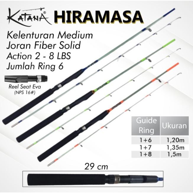 Joran Udang Katana Hiramasa (Kuat Dan Lentur)