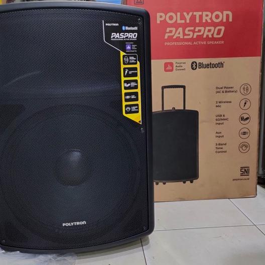 Speaker Polytron Pas Pro 15F2 Bluetooth Portable