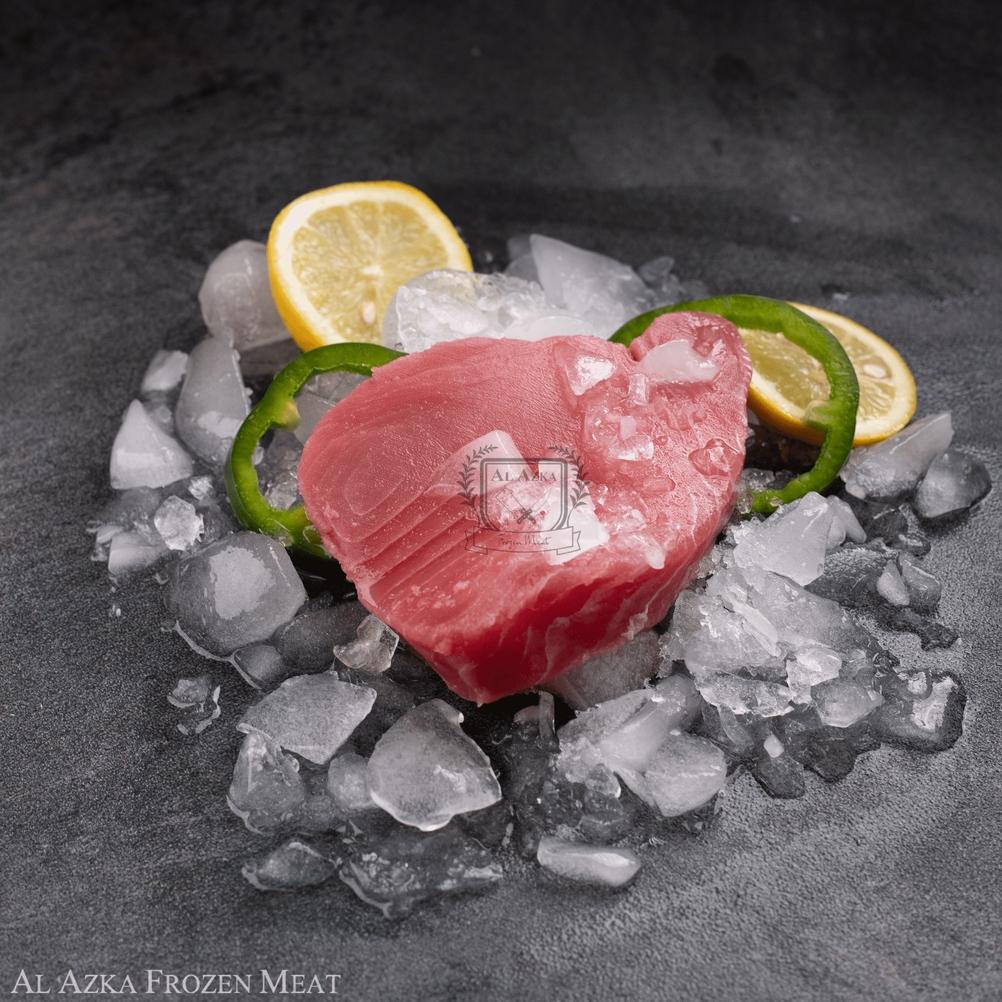 

Ikan Tuna / Tuna Steak / Fillet Tuna / Yellowfin Tuna Steak / Steak Tuna Sashimi Grade 1 Kg Best Seller