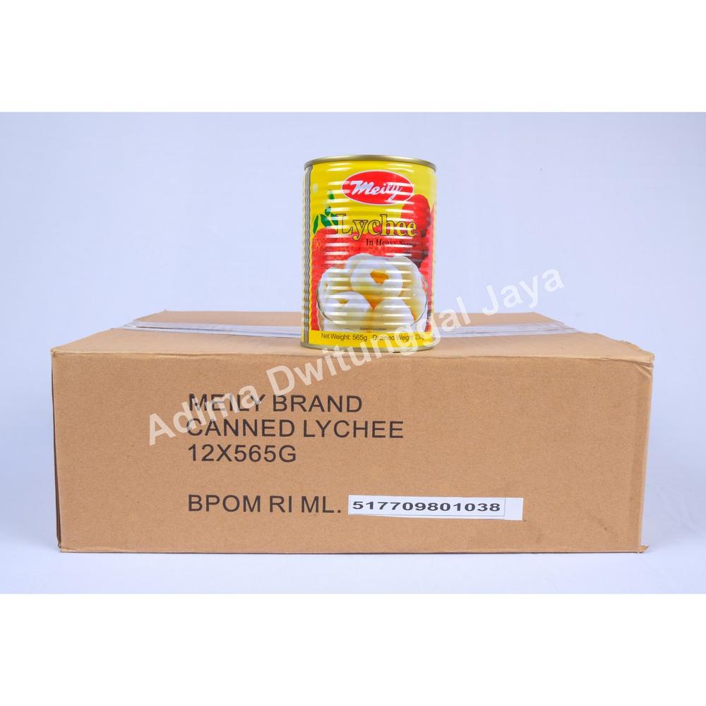 

Buah Leci Kaleng / Lychee Meily 12x565gr - Karton Best Seller