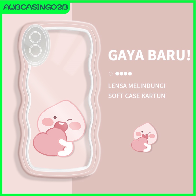 Casing Ponsel untuk Redmi 9A 5A 8A 10C 9C 6A 7 K40S Note 4 8 9 10 11 Pro Case Kartun Lucu Beruntung 