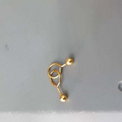 Hiasan Giwang Bayi Emas 24K