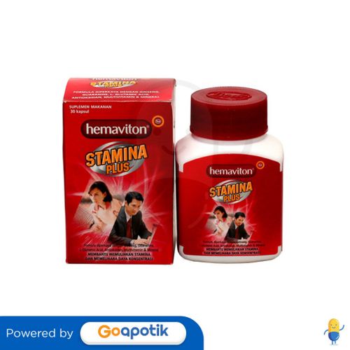 HEMAVITON STAMINA PLUS BOTOL 30 KAPSUL