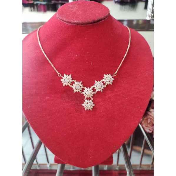 Tura/Kalung berlian model bintang laut sedang