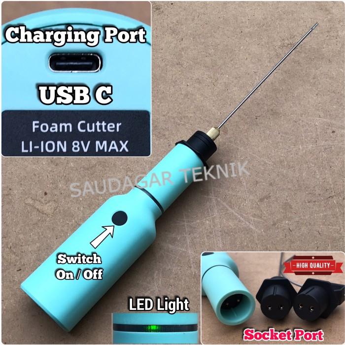 

Styrofoam Cutter Cordless Wireless Alat Potong Gabus Baterai
