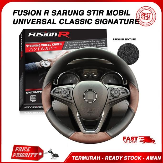 Cover Stir Mobil / Sarung Stir Fusion R Classic Signature Universal