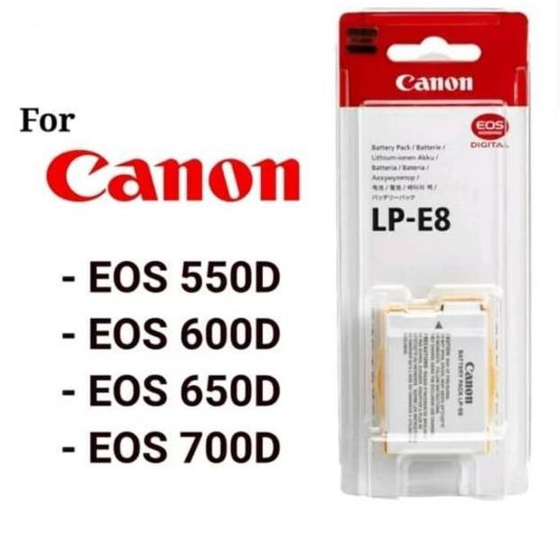 Battery Batre Canon LP-E8 For EOS 550D & 600D