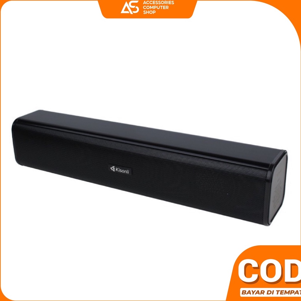mS Speaker Laptop / Komputer Kisonli I-600 Design Long Strip Bass Speaker ❊ Best Seller