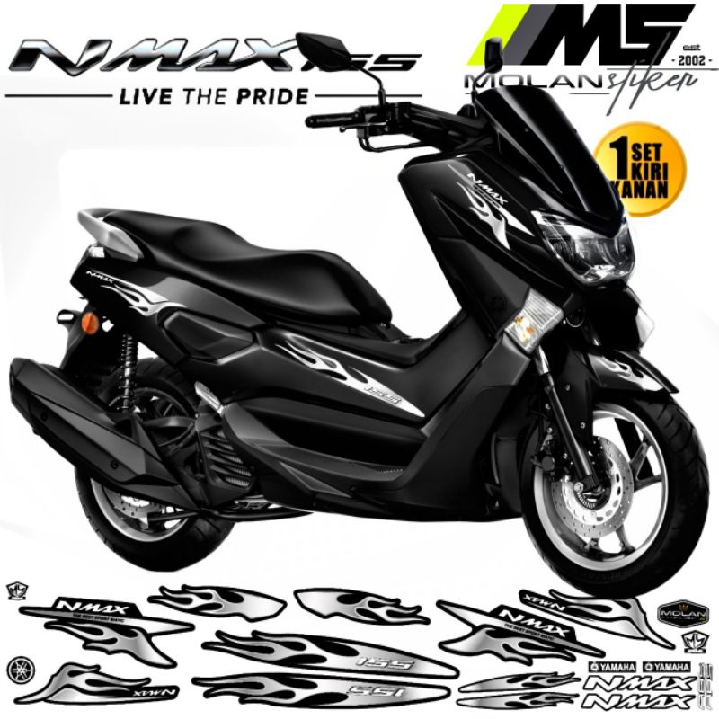Decal Sticker Striping Variasi NMAX 155 Lama /Nmax 155 Old Nmax 2015-2016-2017-2018-2019 /Yamaha Nma