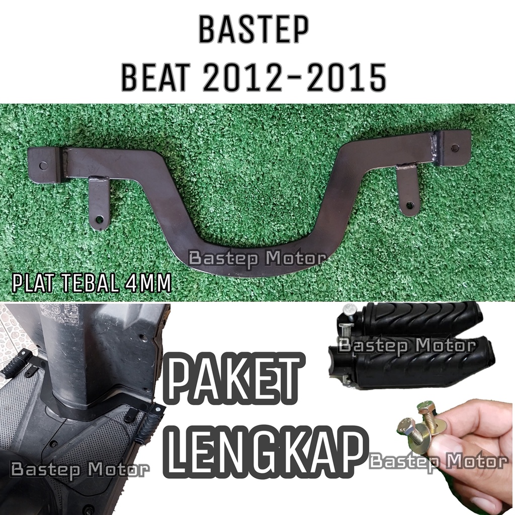 PIJAKAN KAKI DEPAN MODEL PLAT MOTOR MATIC BASTEP FOOTSTEP HONDA BEAT FI 2012-2015