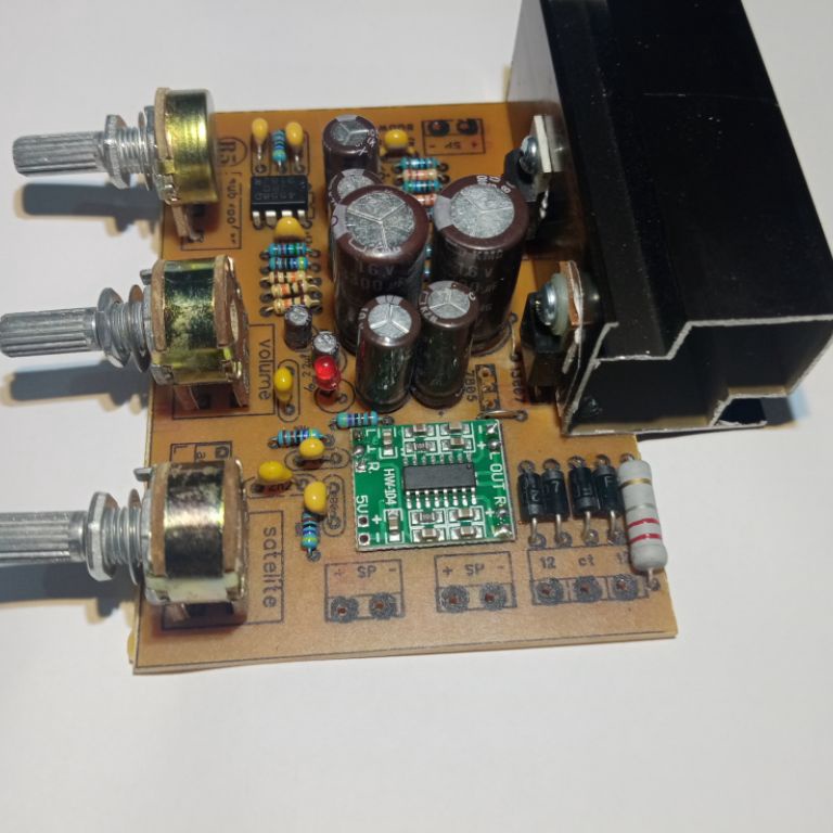 Terupdate.. mini Amplifier 2.1tda2030&amp;PAM8403 CFC