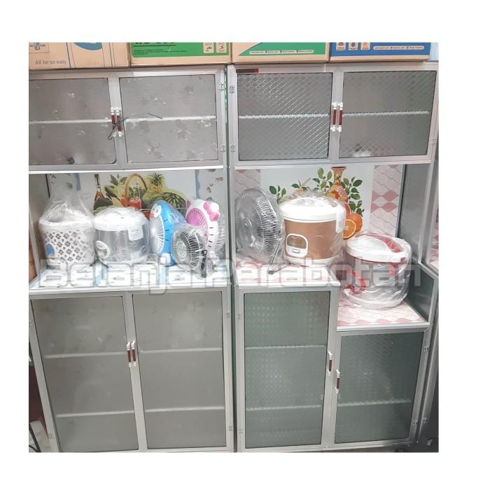 Rakpiring Rak Piring 2 Pintu Kaca
