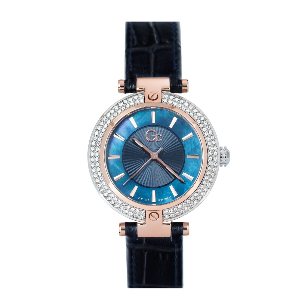 Jam tangan Wanita GC Z22003L7MF Vogue Mid Size Blue Leather
