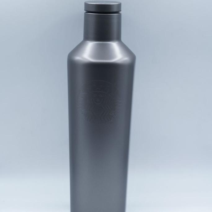 Starbucks Corkcicle Gray Tumbler Drink Bottle Limited 16 Oz Charcoal Yukanamail