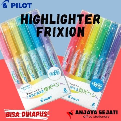 

Highlighter Stabilo Frixion 6 Warna with Eraser - Bisa Dihapus