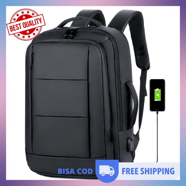 Best Seller Kekinian Ransel Kuliah Rangsel Pria Keren Anti Air Tas Lakilaki Traveling Waterproof Sek