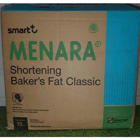 

Mentega Putih Menara Bakers Fat 15kg - Menara Gosend Grab Best Seller