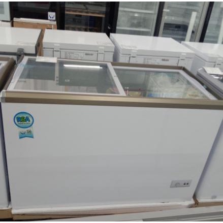 Box Chest Freezer Flat Sliding Door Rsa Xs-320 300Liter