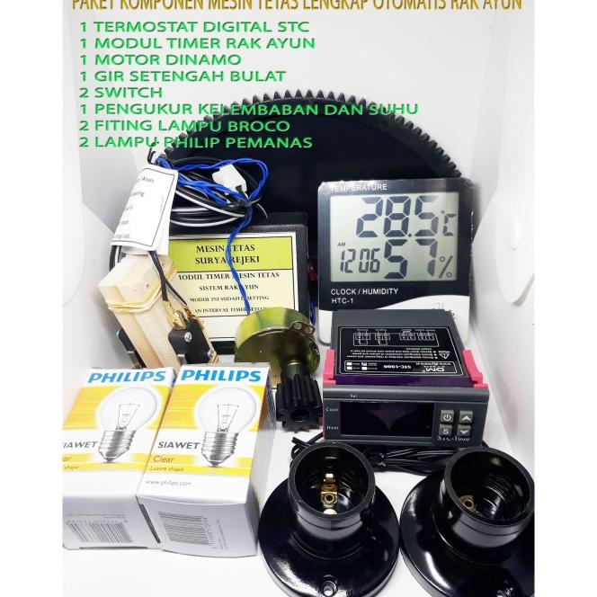 Paket Mesin Tetas Telur Otomatis Rak Ayun Rak Goyang Penetas Telur