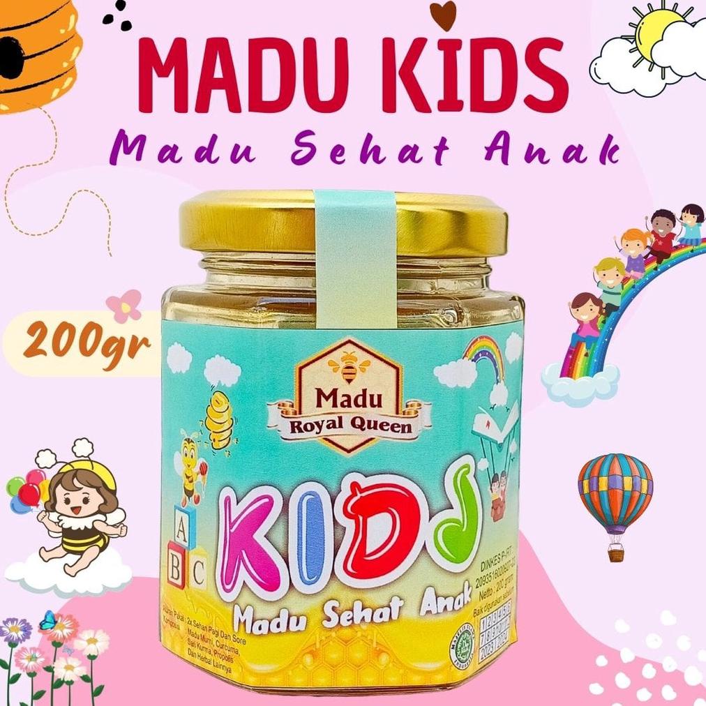 

MADU KIDS/ANAK/ MADU PENAMBAH NAFSU MAKAN /MADU SEHAT ANAK Royal Queen Best Seller
