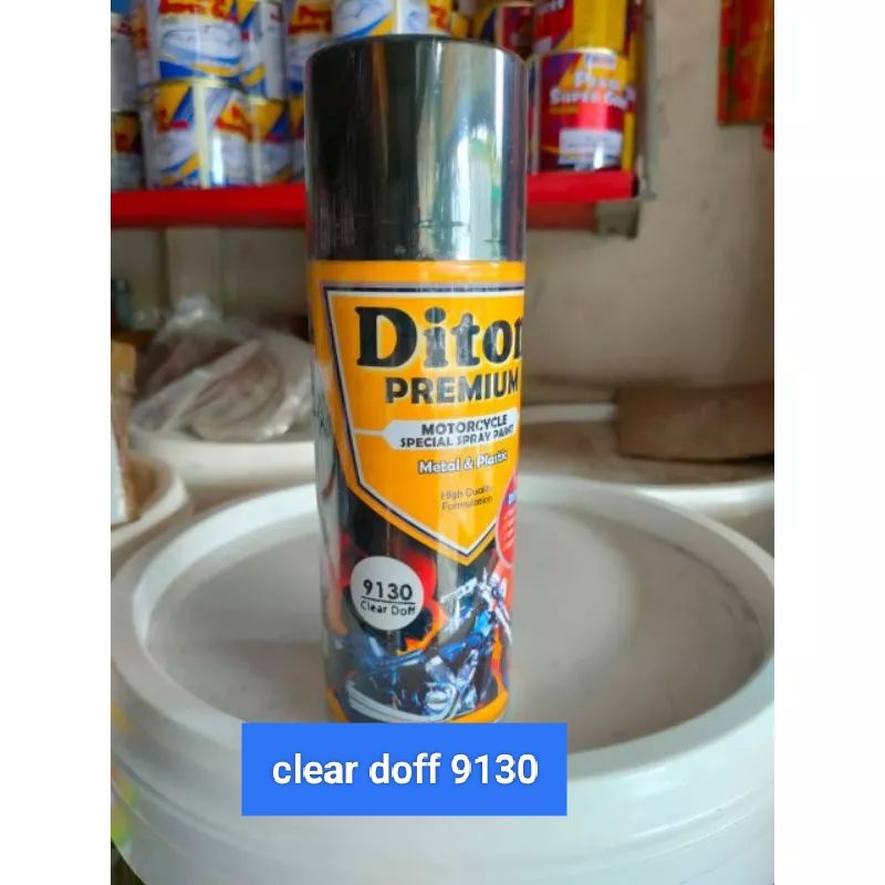 INDO PAINT - CAT SEMPROT PILOK DITON PREMIUM TAHAN BENSIN CLEAR DOFF ISI 400 CC