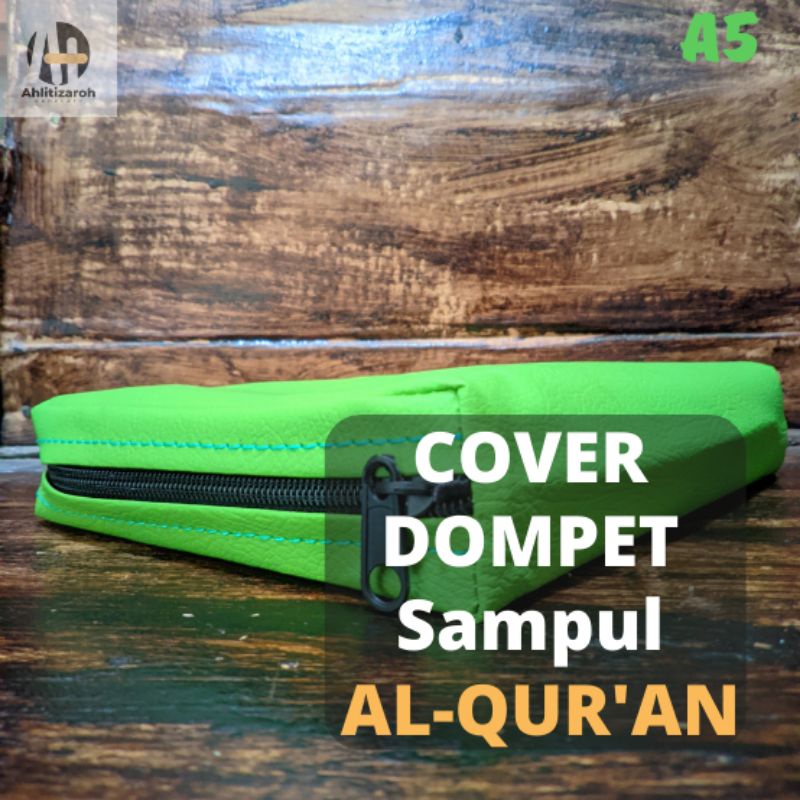 Cover Sampul Al-qur'an | Sarung Sampul Al-qur'an | Dompet Sampul Al-qur'an Resleting Untuk Uk A5 Ter