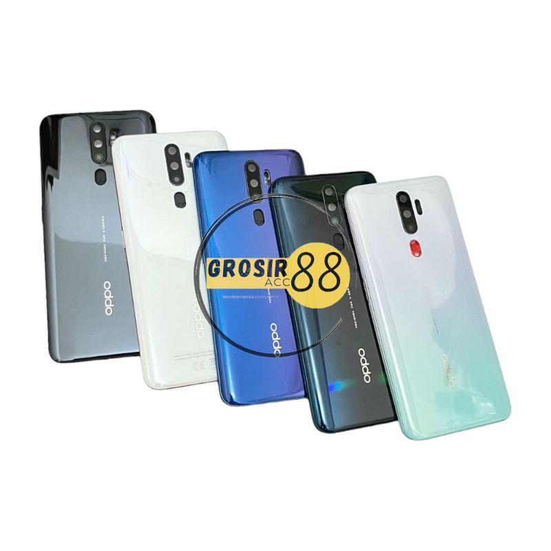 BACK CASING HOUSING FULLSET BACKDOOR + BEZEL FRAME LCD OPPO A5 2020 - A9 2020 ORIGINAL