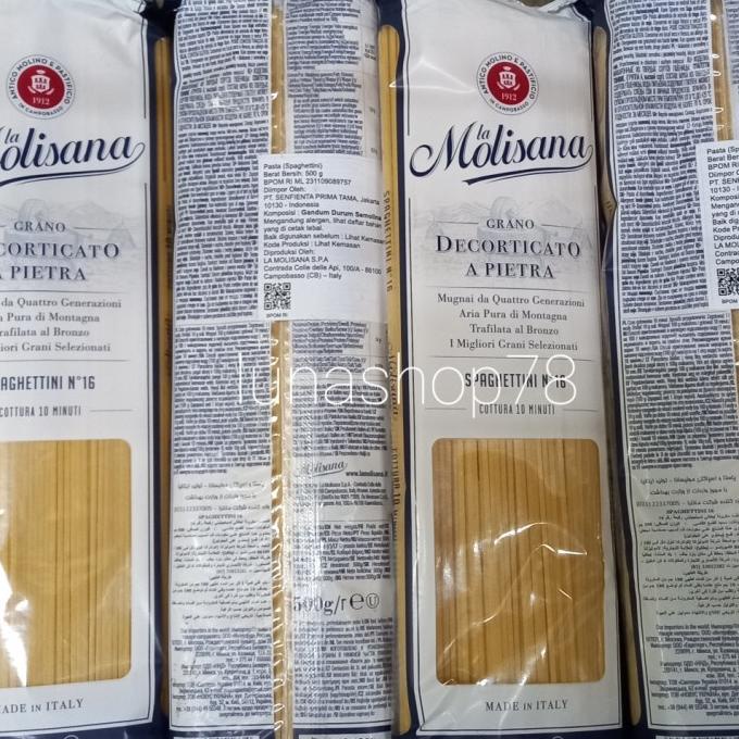 

Buruan beli] Pasta spagetini Italia La Molisana Grano Spaghettini No.16 500g