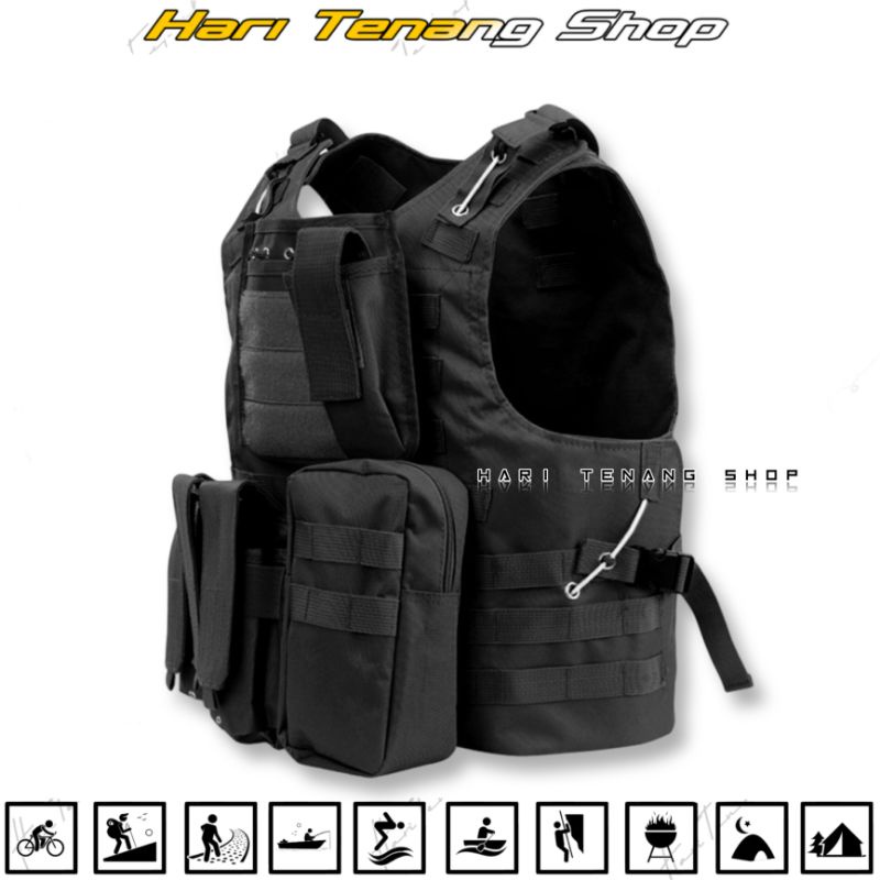 Rompi tactical/rompi/body vest tactical/rompi pria/rompi import