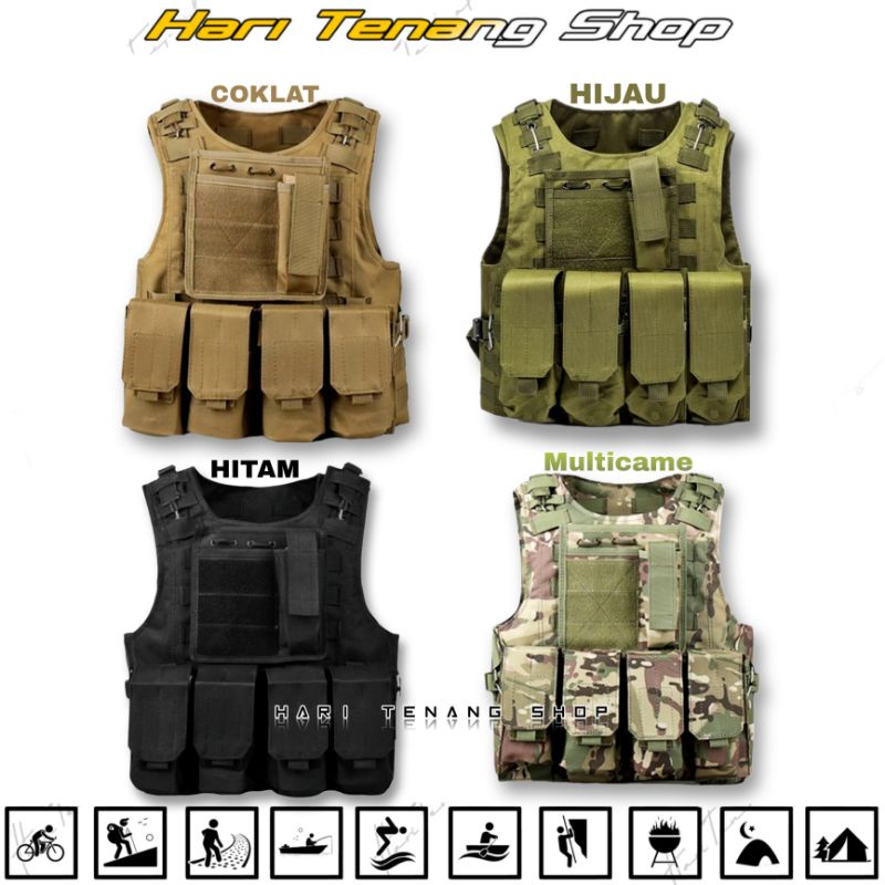 Rompi tactical/rompi/body vest tactical/rompi pria/rompi import