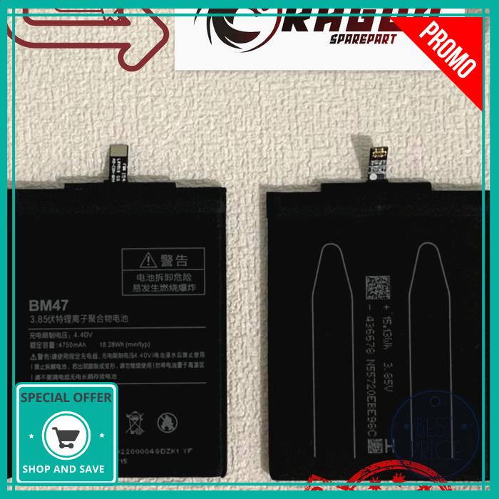 Baterai Baterai Xiaomi Redmi 3 Bm47 0Ry