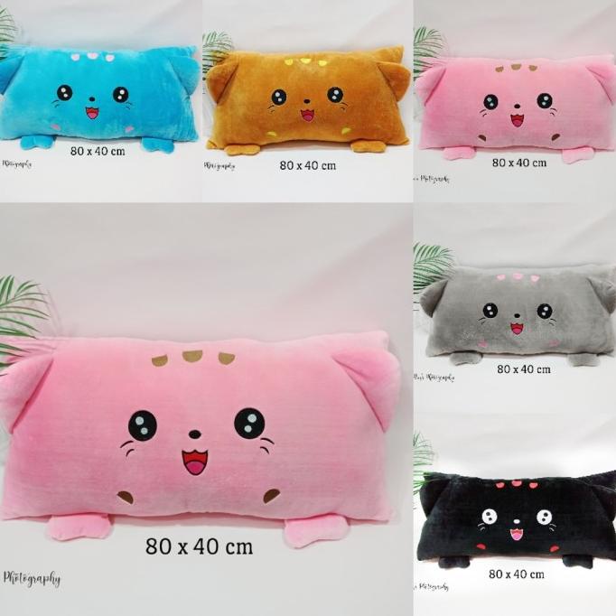 Bantal tidur cinta lovely cat SNI | bantal tidur panjang super lembut