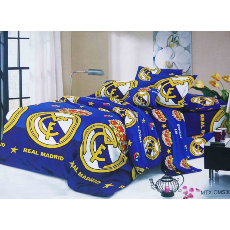 Bedcover Set + Motif Bola, LV, Dior ( 90 - 200 ) Bisa Request Club Bola