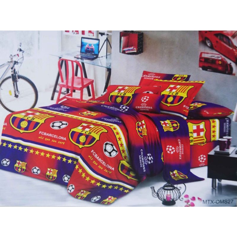 Bedcover Set + Motif Bola, LV, Dior ( 90 - 200 ) Bisa Request Club Bola