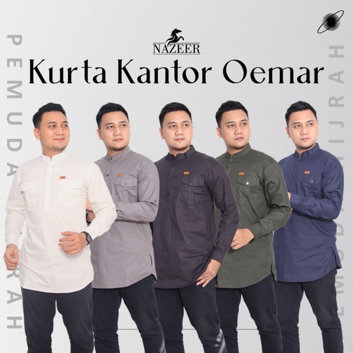 Kurta Kantor Oemar / Kurta Kantor Pria / Kurta Pria/ Baju Kantor Pria