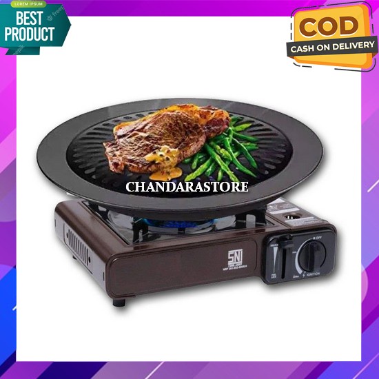 Grill Pan Best Seller Hakasima Big Ceramic Bbq Grill Pan Original Baru(High El09I09A82L Smokeless Bb