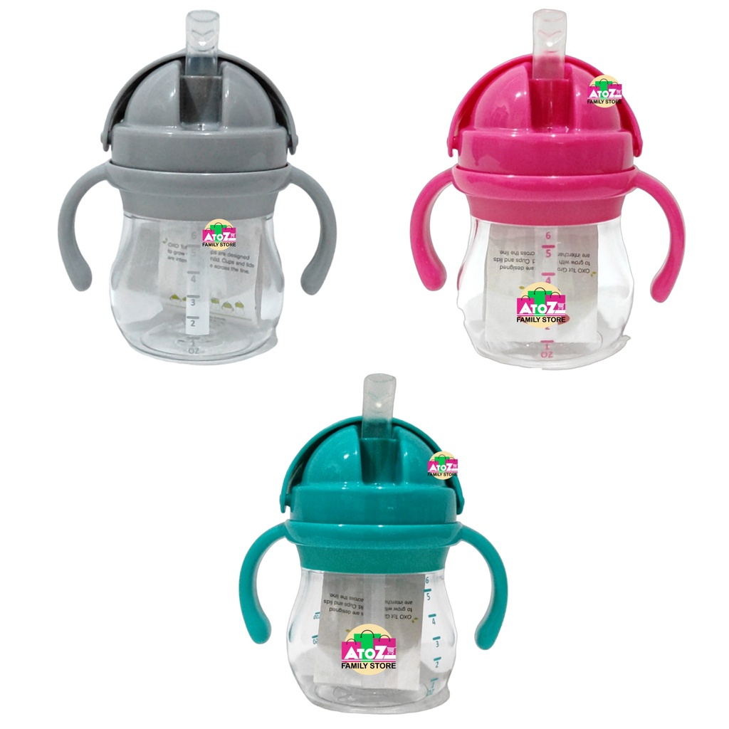 Oxo Tot Grow Straw Cup with Removable Handles