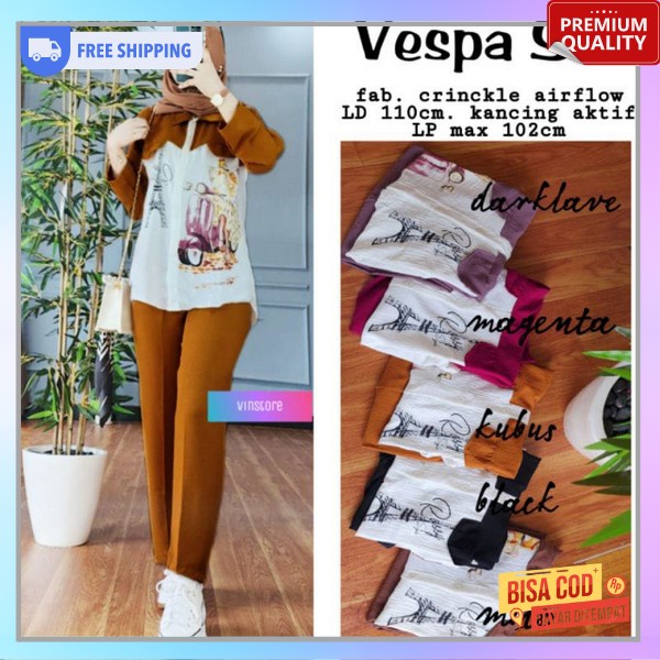 Fashion Muslim Set Viral One Set Wnita Dewasa Setelan Cewek Korean Style Stelan Perempuan Kekinian B