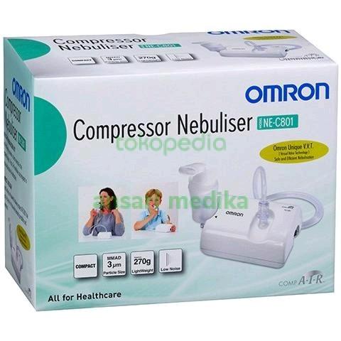 Nebulizer Omron Ne-C801 Nebulizer Omron Alat Uap Omron Alat Instalasi