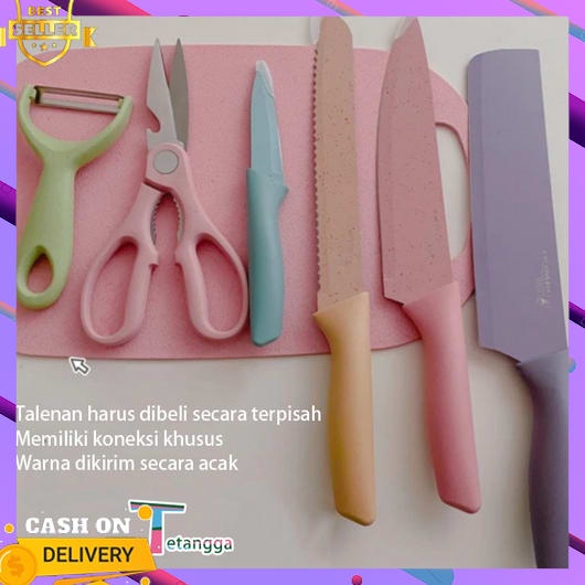 Pisau Set Dapur Lengkap 7 Pcs Stein Cook Ware 6 In 1 Kekinian Kecil Premium Tebal Unik Survival Knif