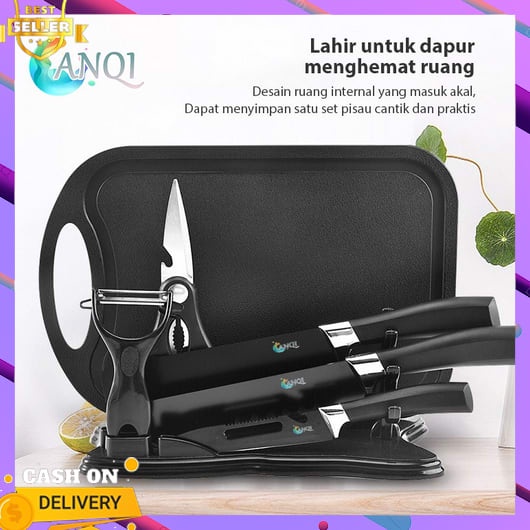 Pisau Set Dapur Lengkap 7 Pcs Stein Cook Ware 6 In 1 Kecil Terbaru 2023 Set Pisau Wadah Isi 5 Daging
