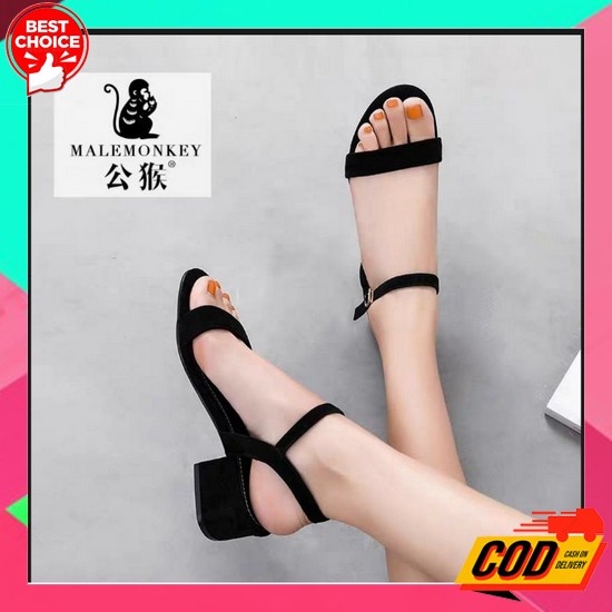 High Heels Korean Style Hak Tinggi Wanita Import Sandal Jinjit Wanita Terbaru 2023 Heels Wanita Kond