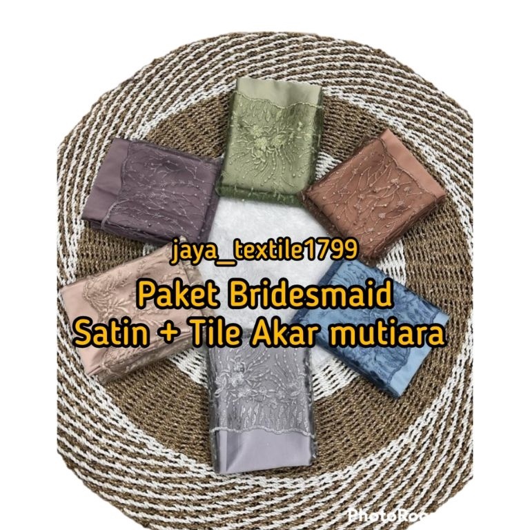 VIRAL Kain Paket Bridesmaid / Paket Seragaman Nikahan/ Bridesmaid